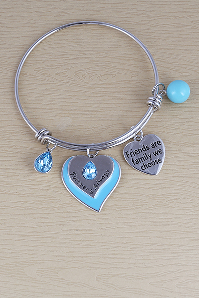 Valuable Friiendship Design Charm Bracelet