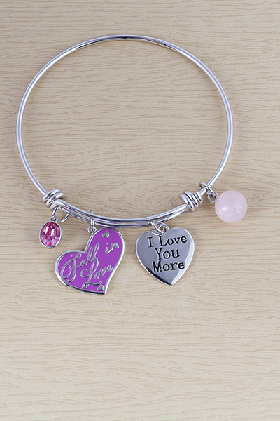 Expandable Bracelet With Full Love