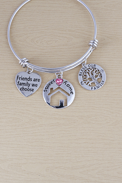 Blessing Our Family Charms Bracelet