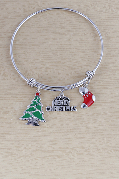 Expandable Bracelet Of X'mas Cheer Set