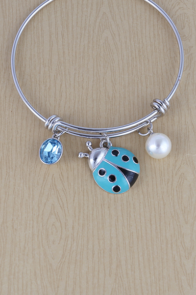 Outstanding Ladybug Charms Bracelet