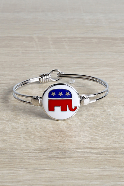 Symbol of USA Republic Party Elephant Design Brace