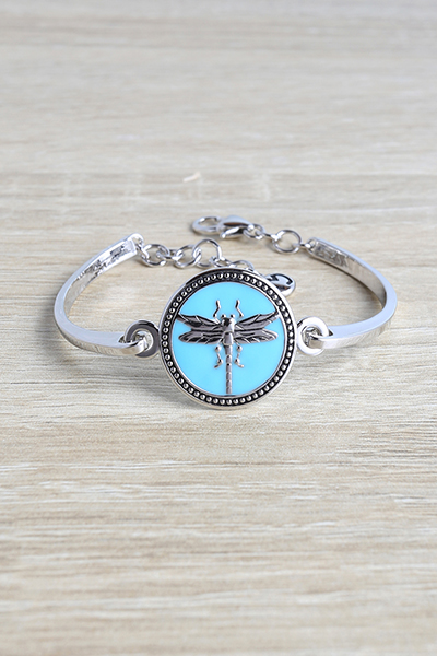 Dragonfly Disc Design Chain Bracelet