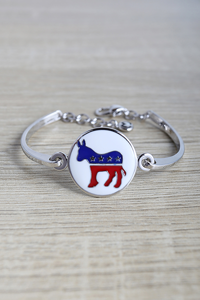 Symbol of USA Polital Party Donkey Design Bracelet