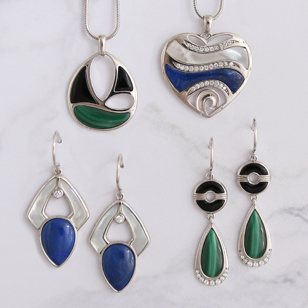 Genuine Gemstones - silver jewelry